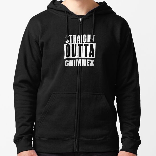 Straight OUTTA GRIMHEX Zipped Hoodie