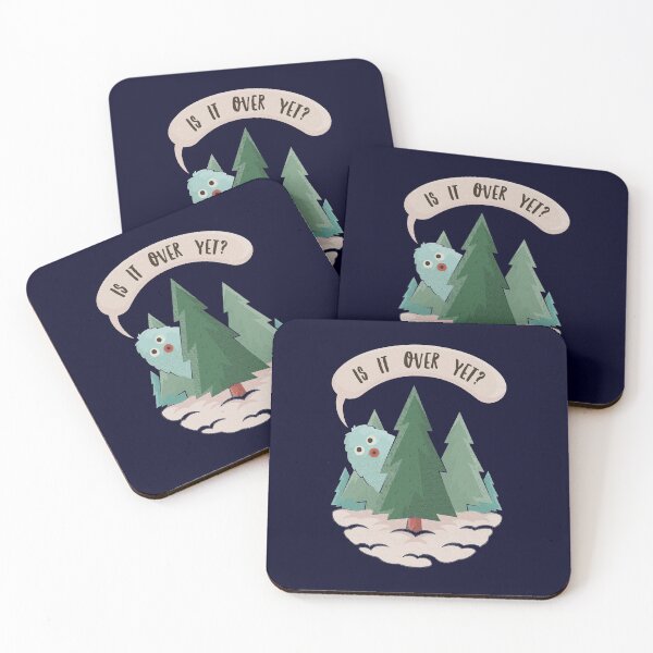 Item preview, Is It Over Yet? Christmas Yeti designed and sold by Yipptee Shirts.