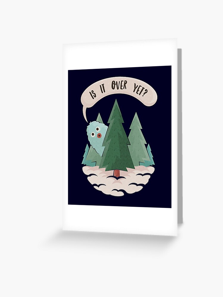 Christmas Yeti Greeting Card