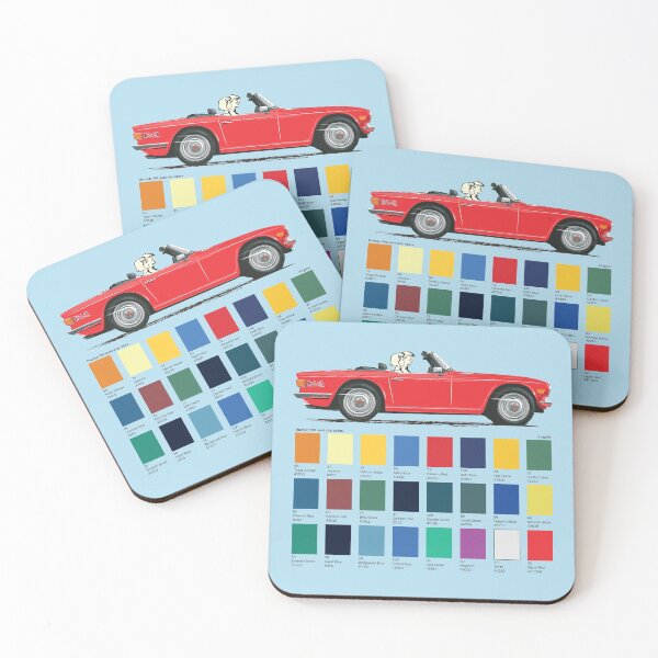 Item preview, Signal Red coloured TR6 – the car of many colors  designed and sold by Bigs66.