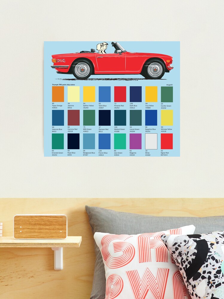 Tr6 colors hotsell