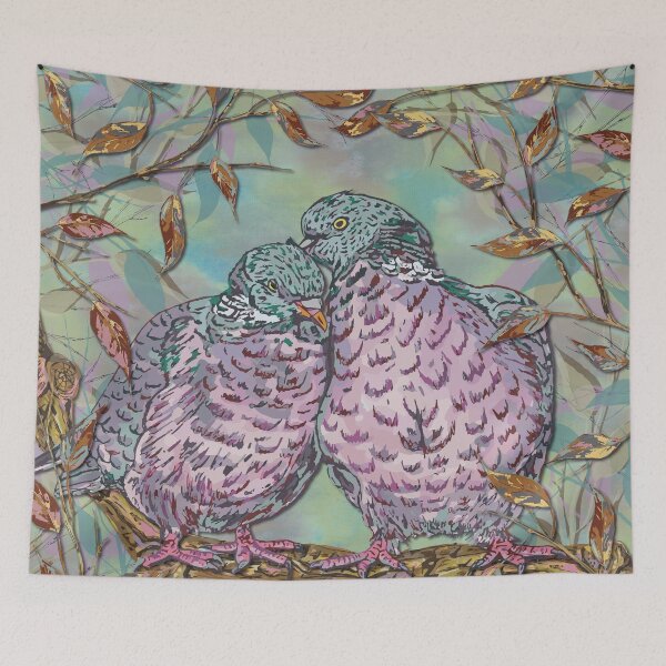 Item preview, Loving Wood Pigeons designed and sold by lottibrown.
