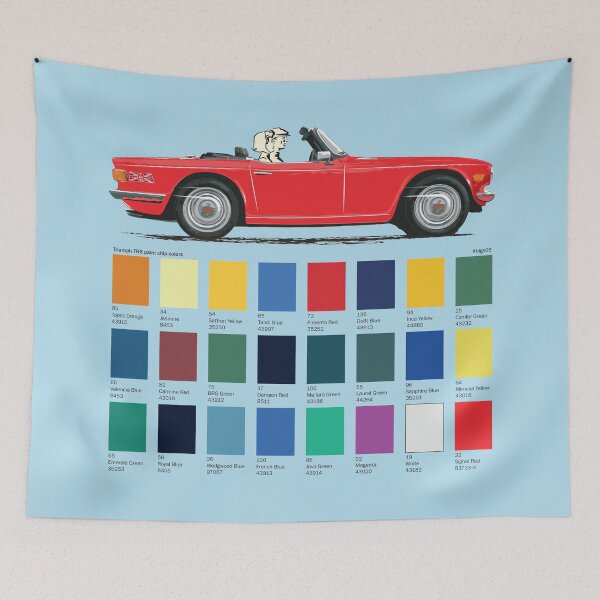 Item preview, Signal Red coloured TR6 – the car of many colors  designed and sold by Bigs66.