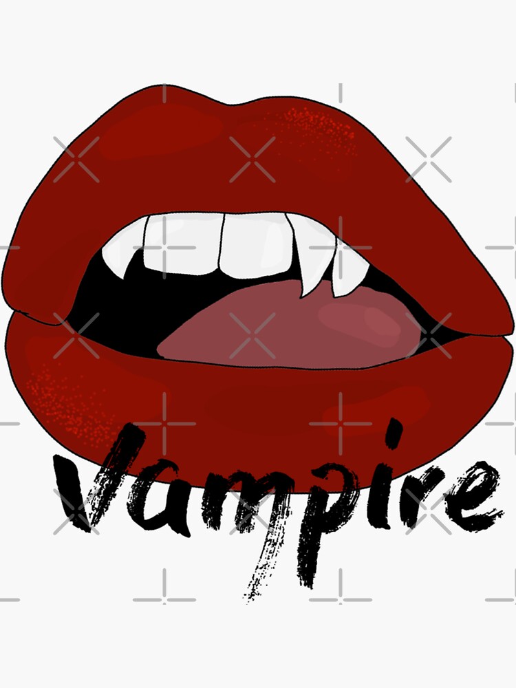 Vampire Sticker For Sale By Ilomilo15 Redbubble 4978