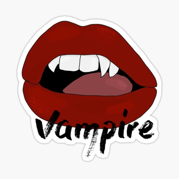 Vampire Sticker For Sale By Ilomilo15 Redbubble 9843