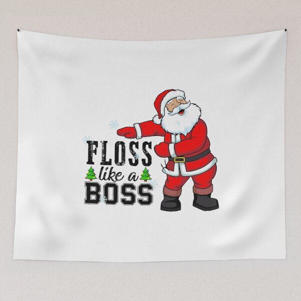 Item preview, Floss Like A Boss Santa funny Christmas gift for boys kids designed and sold by hadleydesigns.