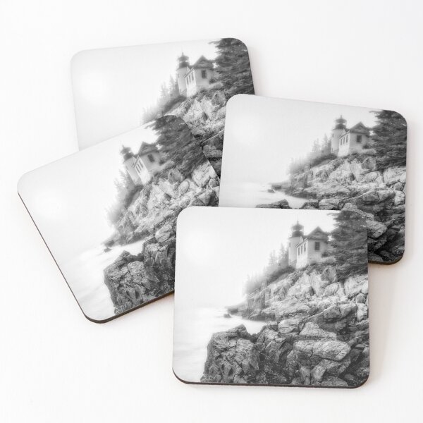 Item preview, Bass Harbor Lighthouse in Fog B+W designed and sold by Gerard Fornarotto.