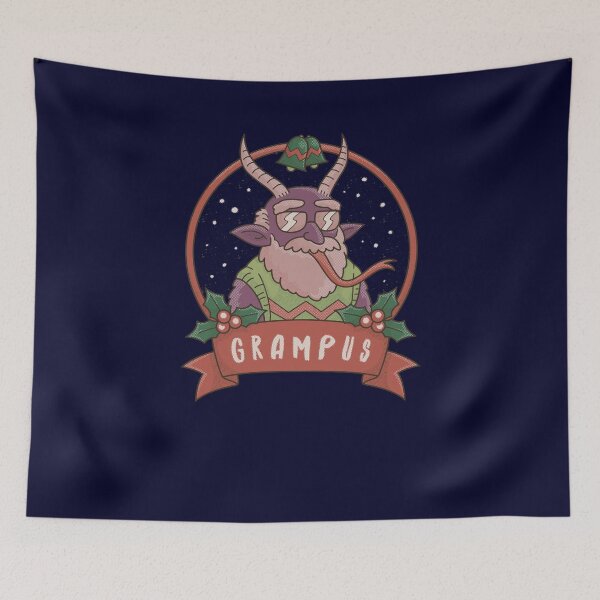 Item preview, Krampus Grampus Christmas Grandpa designed and sold by Yipptee Shirts.