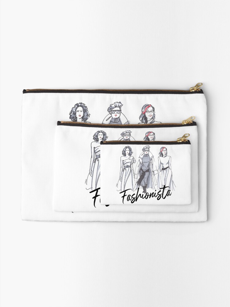 Alternate view of Sassy Fashionistas Zipper Pouch
