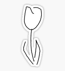 Fringe - White Tulip Sticker