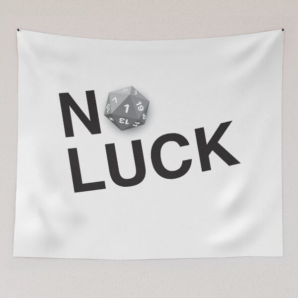 Item preview, d20 crit fail, No Luck, rolled a 1 designed and sold by brainthought.