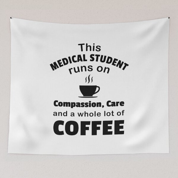 Item preview, Medical Student Coffee Lover School Care Doctor Physician  designed and sold by CreatedByHeidi.