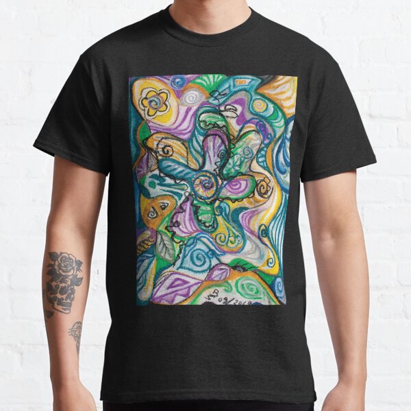 multicolored abstract composition Classic T-Shirt