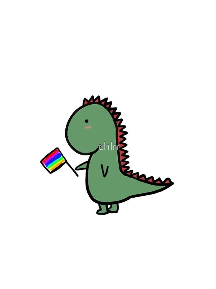 Pride Dinosaur by chlrr