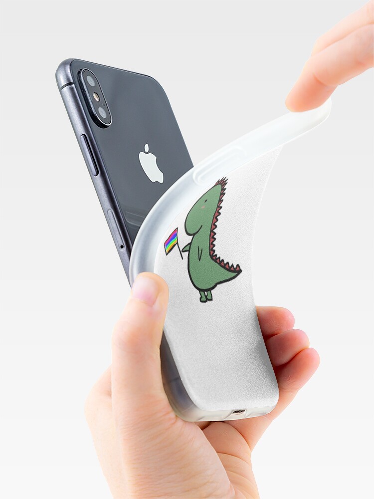 Alternate view of Pride Dinosaur iPhone Case & Cover