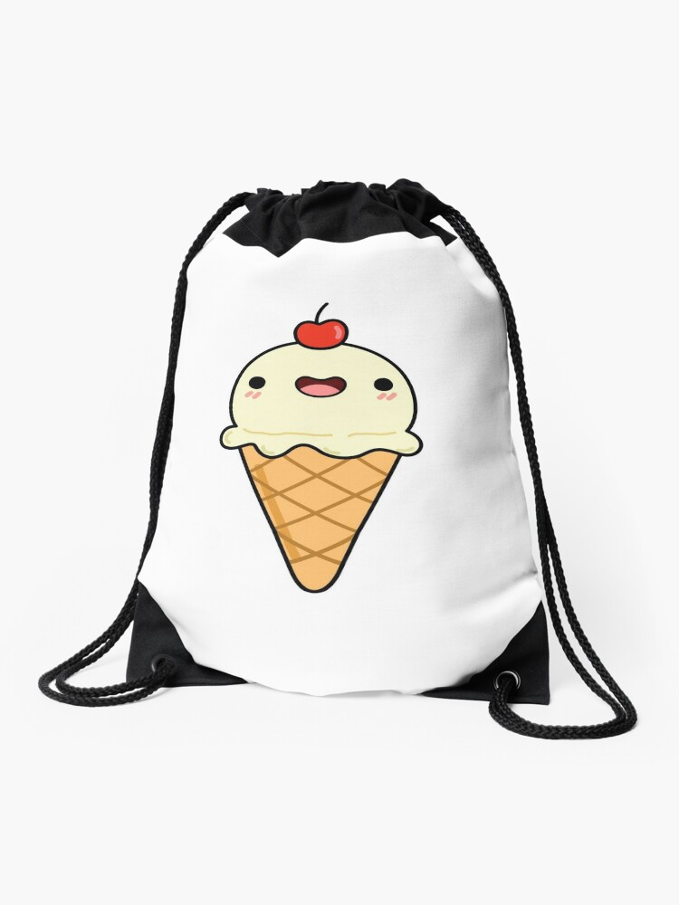 Kawaii Triple Scoop Ice Cream Cone by kawaiilife, Redbubble