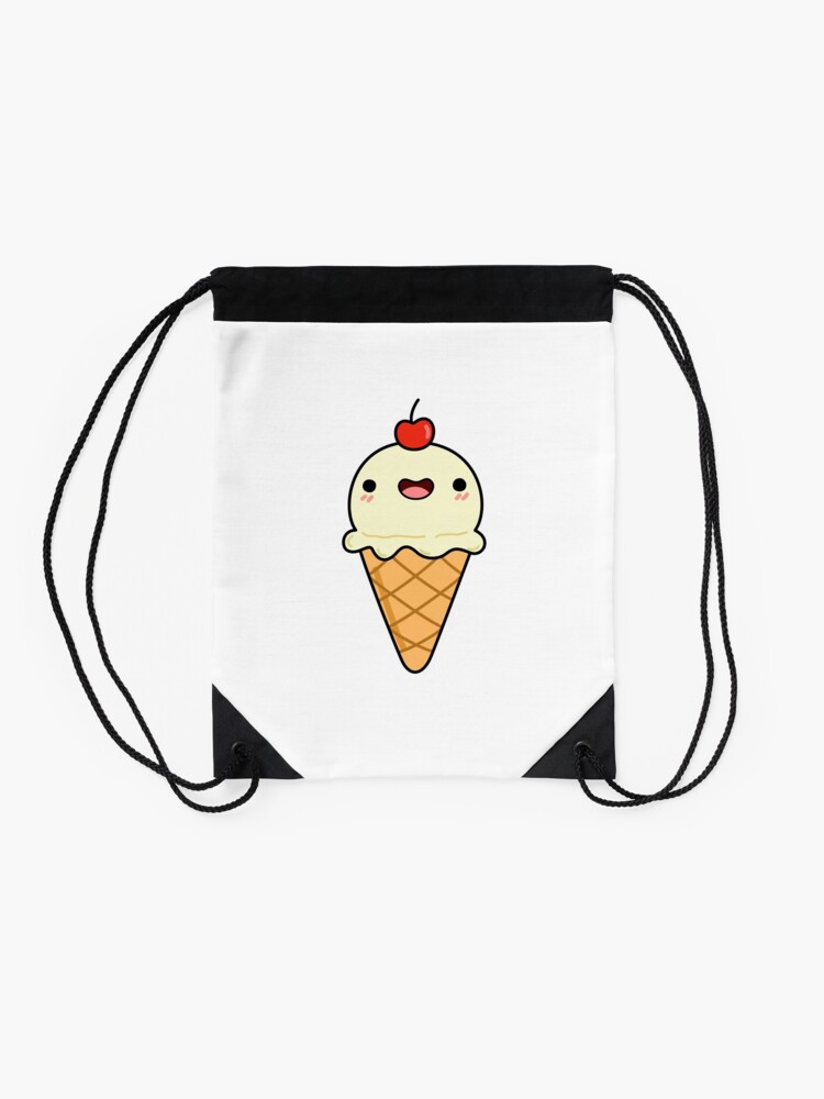 Kawaii Triple Scoop Ice Cream Cone by kawaiilife, Redbubble