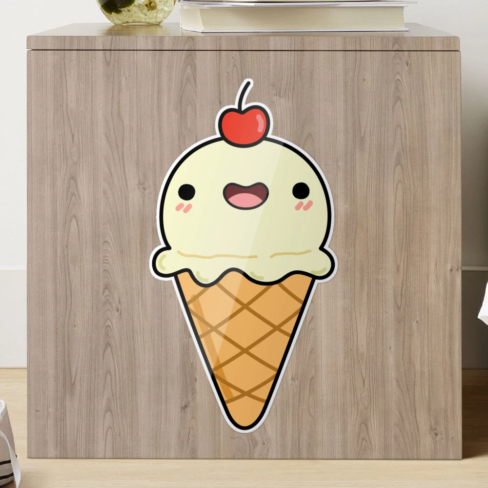 ICE CREAM SCOOP CONE MOBILE CHARM CUTE KITSCH KAWAII RETRO JUNK FOOD STYLE