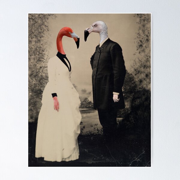 Item preview, Flamingo Love designed and sold by Loveday Funck.
