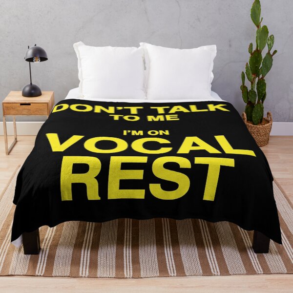 Item preview, Don't Talk To Me I'm On Vocal Rest - Yellow designed and sold by MOREDANKMEMES.