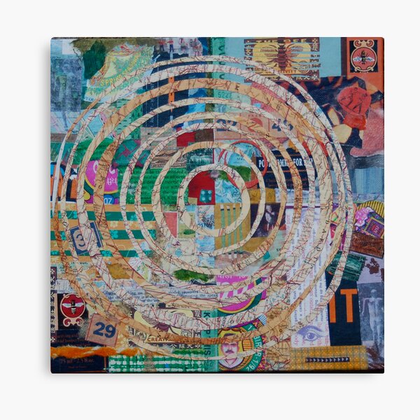 squared circles Canvas Print