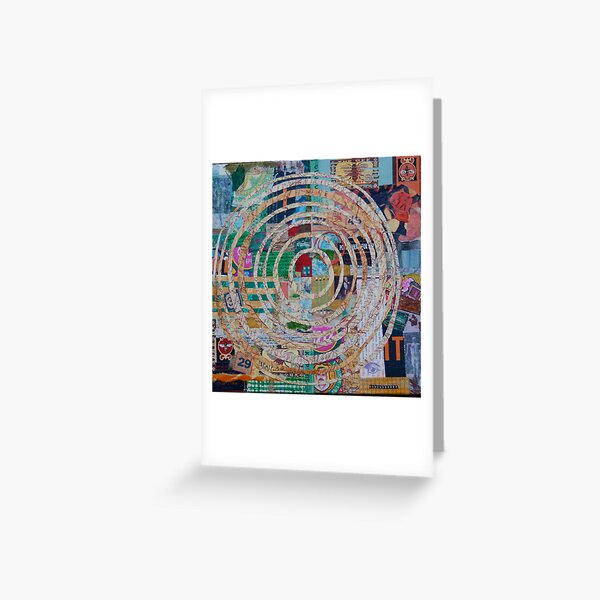 squared circles Greeting Card