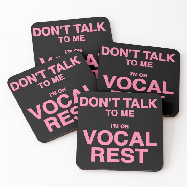 Item preview, Don't Talk To Me I'm On Vocal Rest - Pink designed and sold by MOREDANKMEMES.