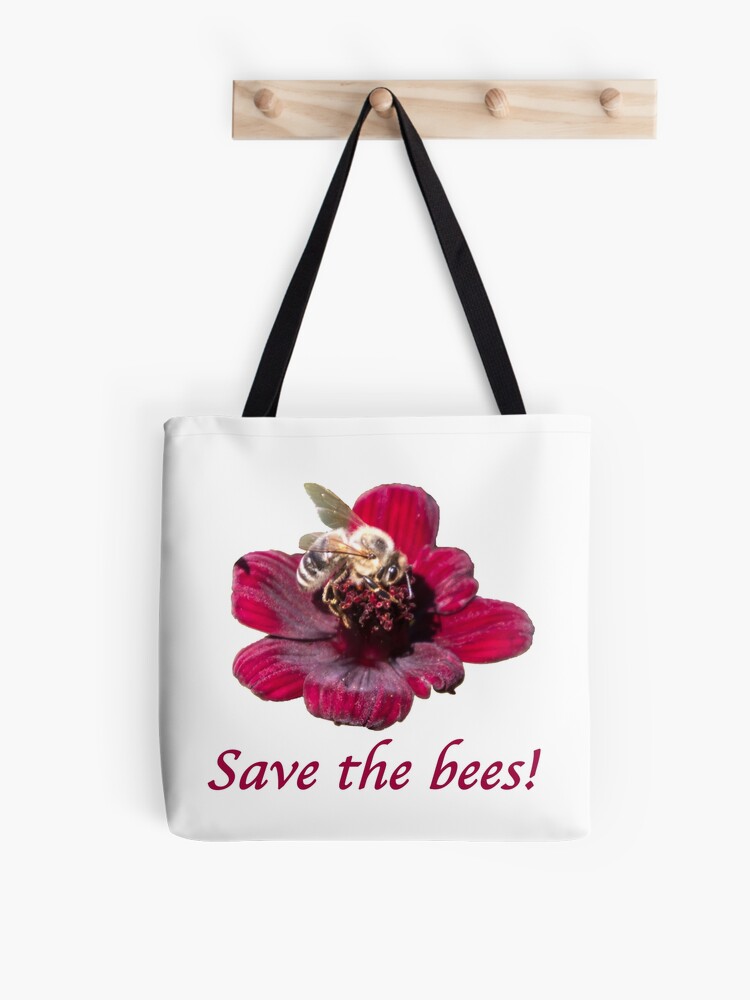 Thumbnail 1 von 2, Stofftasche, Geschenkidee rette die Biene designt und verkauft von Igelchen.