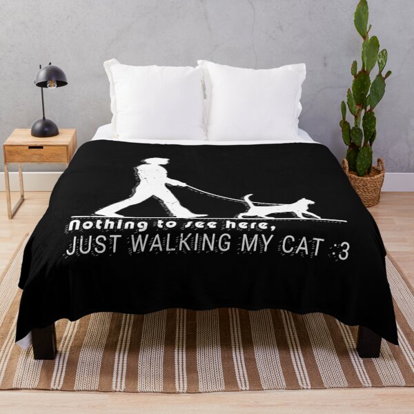 Item preview, Just Walking my Cat designed and sold by CCCDesign.