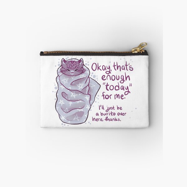 Item preview, "That's enough "today" for me" Purrito Burrito Cat designed and sold by thelatestkate.