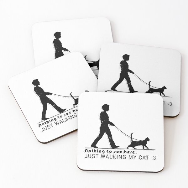 Item preview, Just Walking my Cat - Inverted designed and sold by CCCDesign.