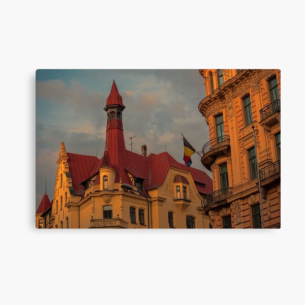 Item preview, Latvia. Riga - Art Nouveau City at Sunset. designed and sold by vadim19.