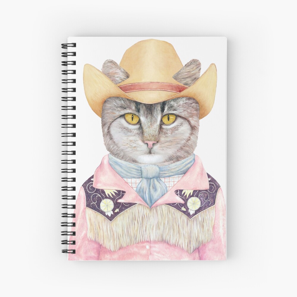 Country Cat Spiral Notebook