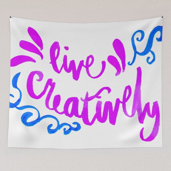 Item preview, Live Creatively - Purple and Blue Palette  designed and sold by Niina  Niskanen.