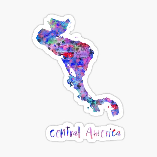 Item preview, Central America map designed and sold by Rosaliartbook.