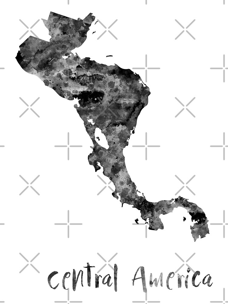 "Central America map" Poster for Sale by Rosaliartbook Redbubble