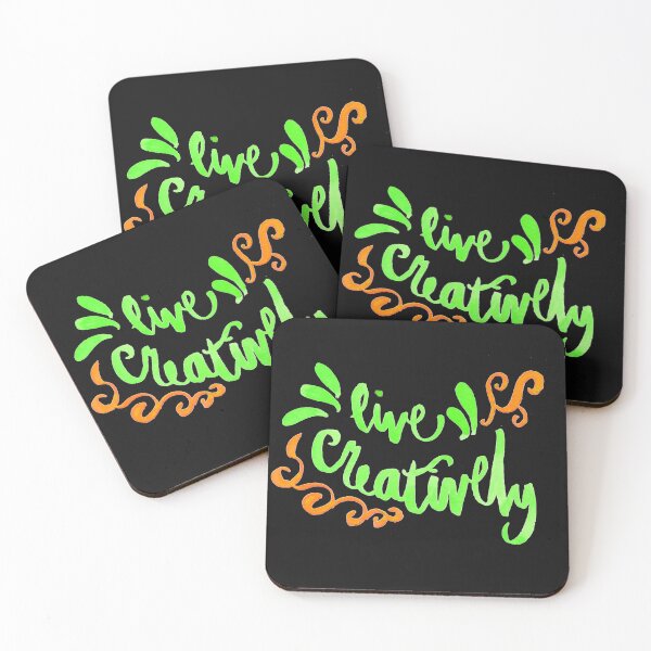 Item preview, Live Creatively - Green and Orange Palette  designed and sold by Niina  Niskanen.