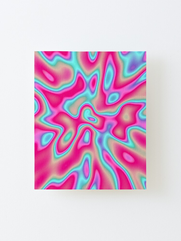 Alternate view of Abstract random colors #4 Mounted Print