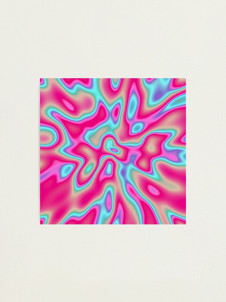 Alternate view of Abstract random colors #4 Photographic Print