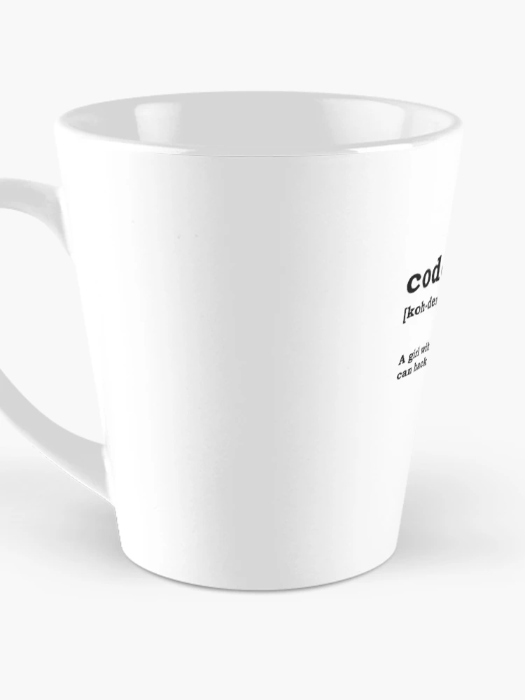 Thumbnail 3 of 4, Coffee Mug, Coder Girl Computer Science Programming Computer Nerd Girlfriend designed and sold by LeMuesch.