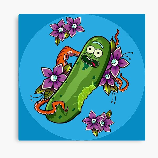 Pickle Rick Therapy - Pickle Rick Gifts - Best Pickle Rick - Im Pickle Rick Canvas Print