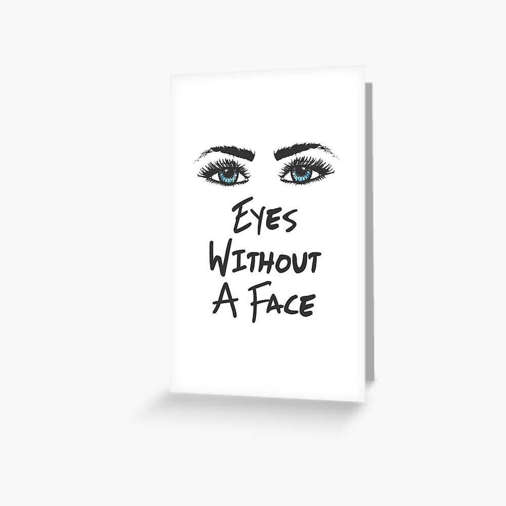 "Eyes Without A Face Art for Billy Idol fans " Greeting Card by Velebit