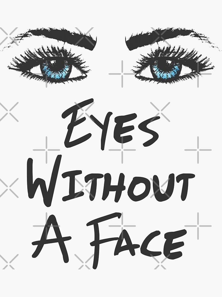 "Eyes Without A Face Art for Billy Idol fans " Sticker for Sale by
