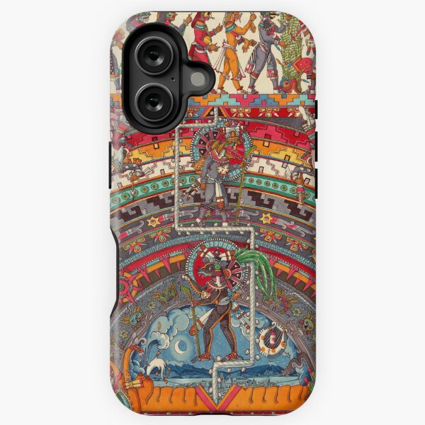 Vista previa del artículo con la obra «El descenso de Quetzalcoatl 1», diseñado y vendido por CorazonMexica.