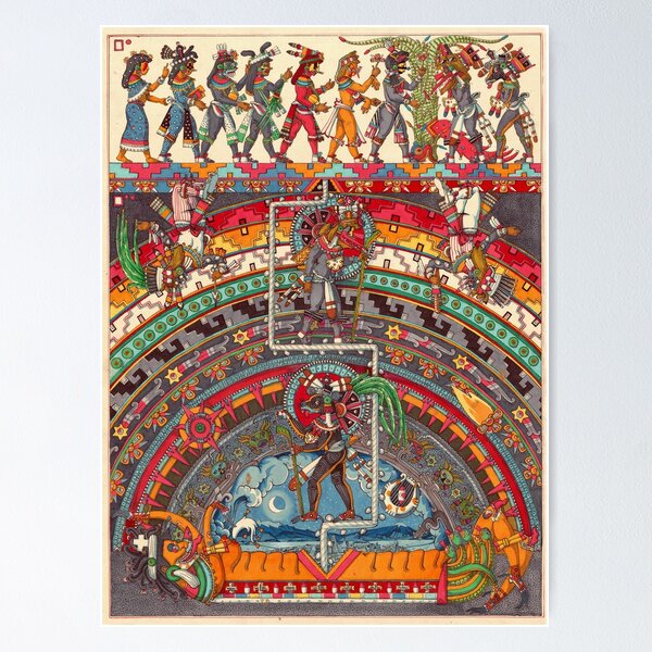 Item preview, The descent of Quetzalcoatl 1 designed and sold by CorazonMexica.