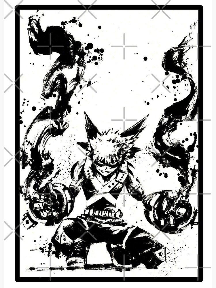 My Hero Academia - Katsuki Bakugou Ink Splatter My Hero Academia - Katsuki Bakugou Ink Splatter