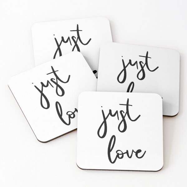 Item preview, Just love, characters, calligraphy designed and sold by mahosart.