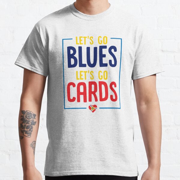 blues and cardinals t shirt