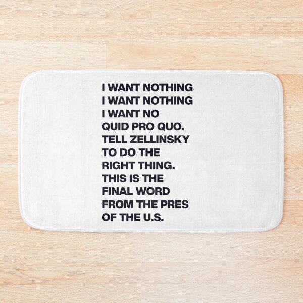 Item preview, I Want Nothing - A Poem by the POTUS designed and sold by Terry Bain.