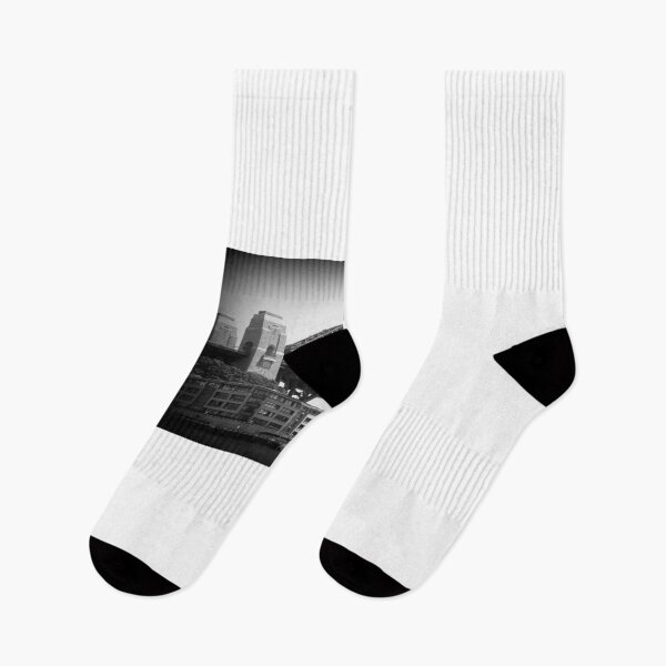 Item preview, Black & White Sydney Harbour Bridge designed and sold by SkatingGirl.